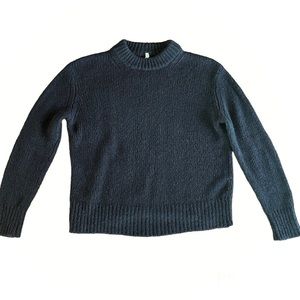 Alpaca Wool Blend Mockneck Sweater